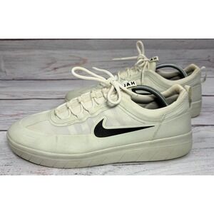 Nike SB Nyjah Free 2 Summit White Black Skate Shoes BV2078-100 Mens 12